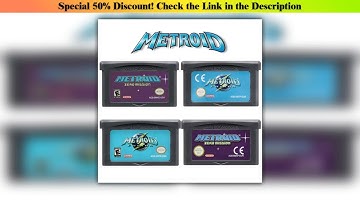 Hands-on Metroid Series GBA Game 32-bit Video Game Cartridge Console Card Fusion Zero Mission for G