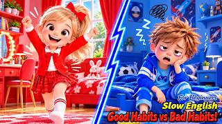 Download lagu Good Habits vs Bad Habits – Who Has More ENERGY? 😴⚡ | Slow English Listening(A2 Level)
