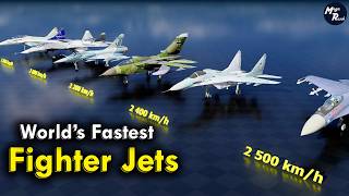 Fastest Fighter Jets in the World | 3D Speed Comparison