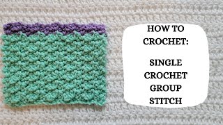 How to crochet single crochet stitches – Crochet Studio