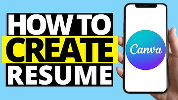 How To Create Resume On Canva Mobile App