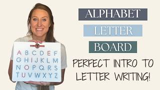 The Letter Board That's Making Letter Writing Fun! | Gamenote Magnetic Letter Board