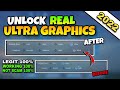 Latest update  how to enable the real ultra graphics and ultra refresh rate  ultra graphics 2022