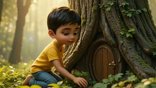 Bilal and the Tiny Door in the Tree | Urdu Kids Story | Magical Forest Adventure | AI Animation