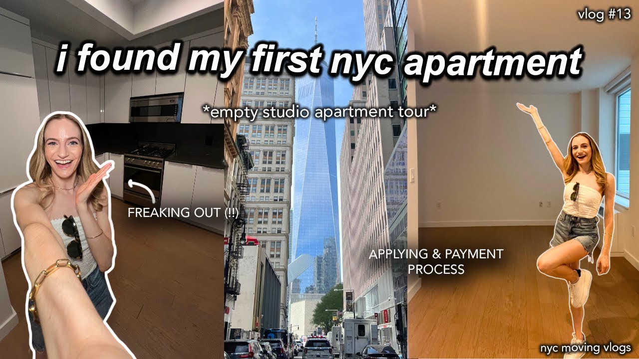 Видеоблог о переезде в Нью-Йорк 13. Открытие новой квартиры-студии!! Экскурсия по пустой квартире...