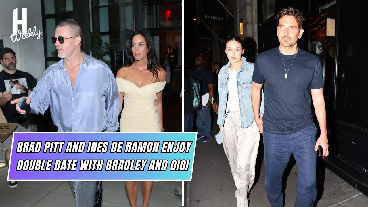 Brad Pitt and Ines de Ramon Enjoy Double Date With Bradley and Gigi | Hollywood weekly