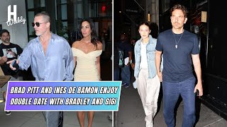 Brad Pitt and Ines de Ramon Enjoy Double Date With Bradley and Gigi | Hollywood weekly