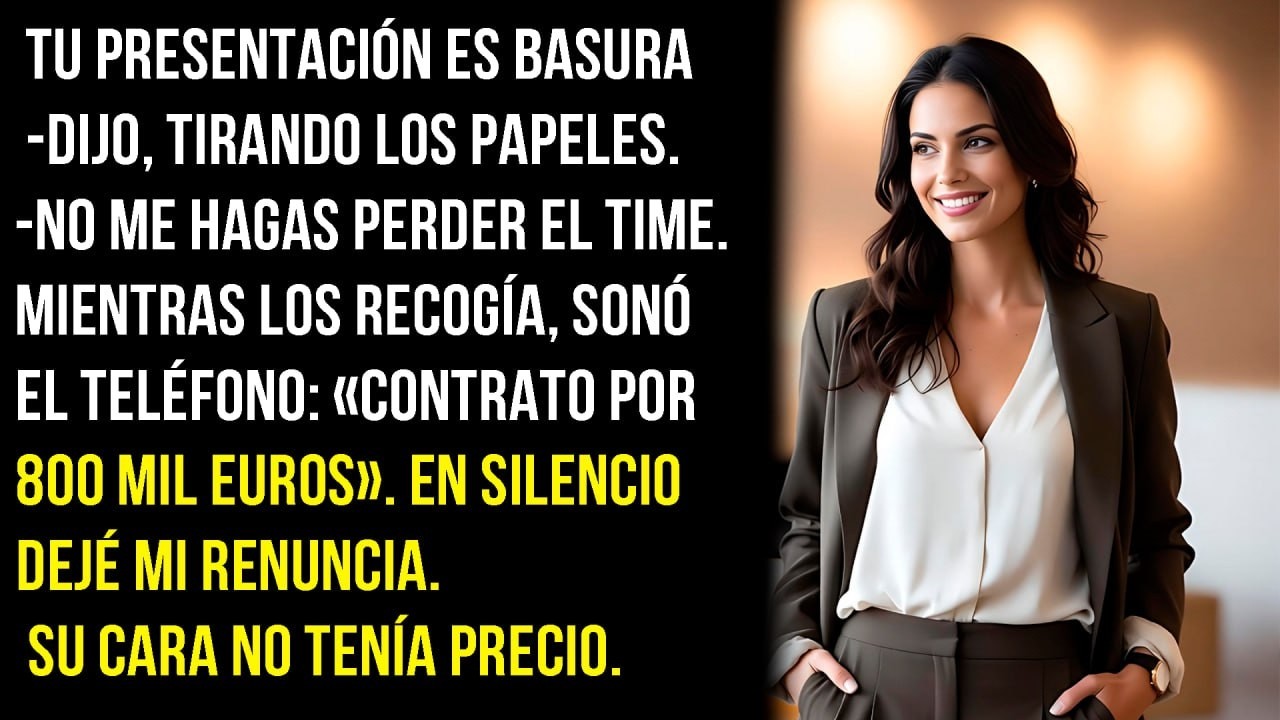 Tu presentación es basura