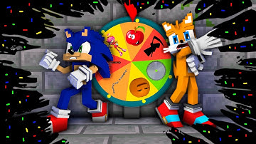 FNF Corrupted Wheel of Fortune “SLICED” |Sad VS Good Ending |Annoying Orange and Apple Minecraft