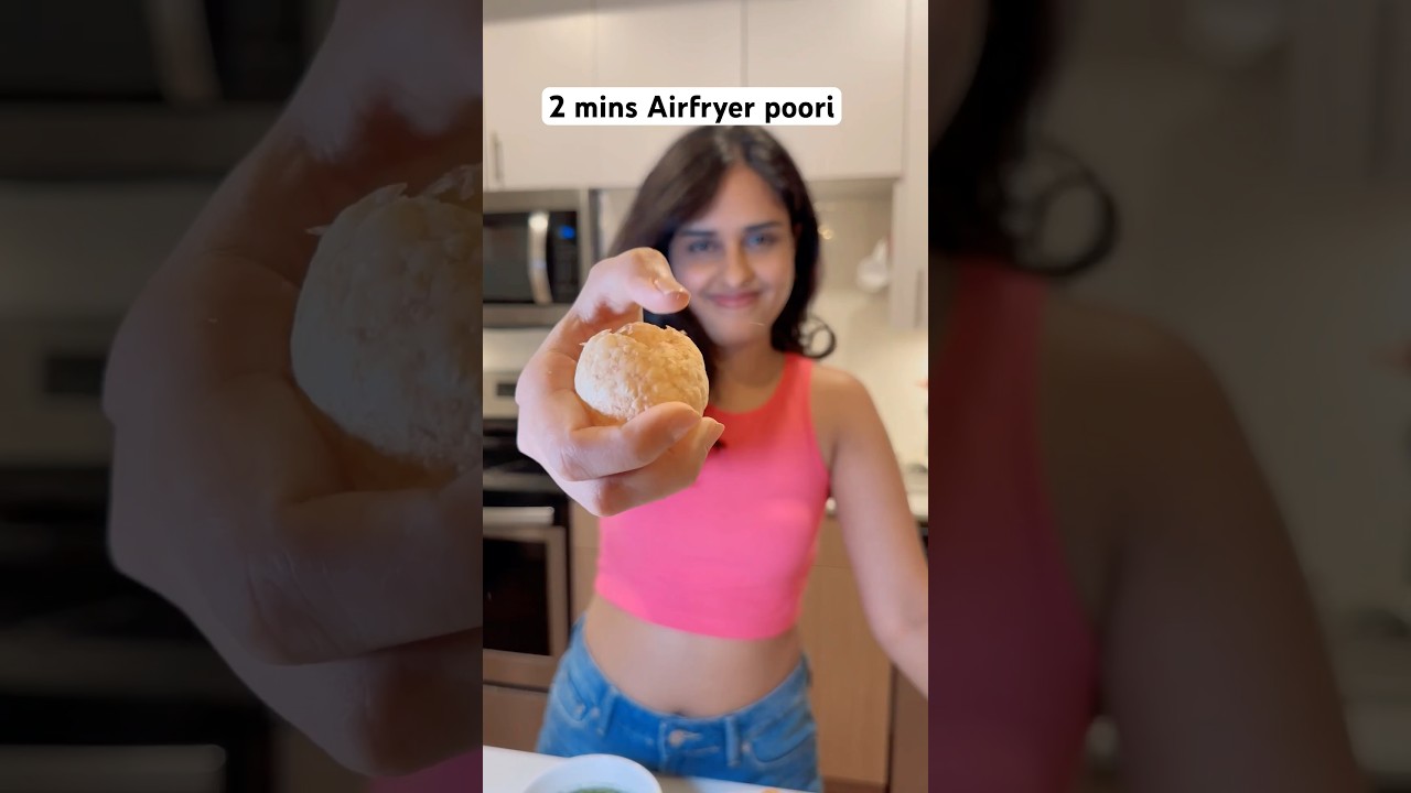 Airfryer pani poori in 2 mins