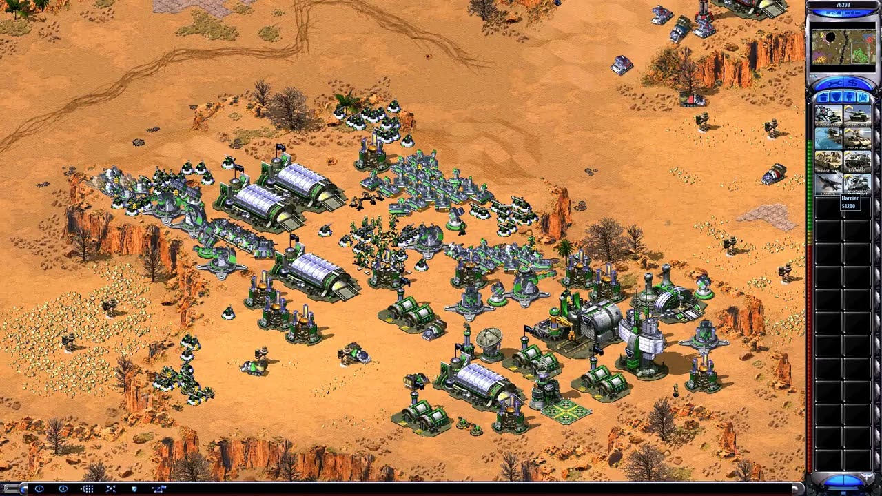 Red Alert 2 | Extra Hard Ai | 7 Vs 1 | Death Valley Girl Map