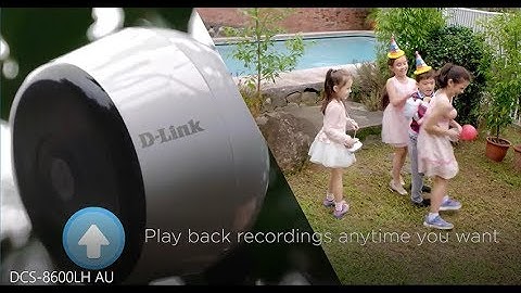 Meet the D-Link Full HD Outdoor Wi-Fi Camera DCS-8600LH