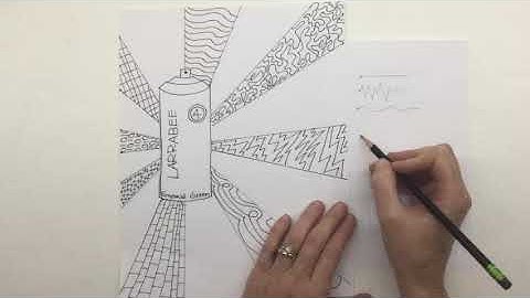 Elements of Art  Lesson 1: Spray Paint (part 1) Line, Shape and Form (3-6 grade)