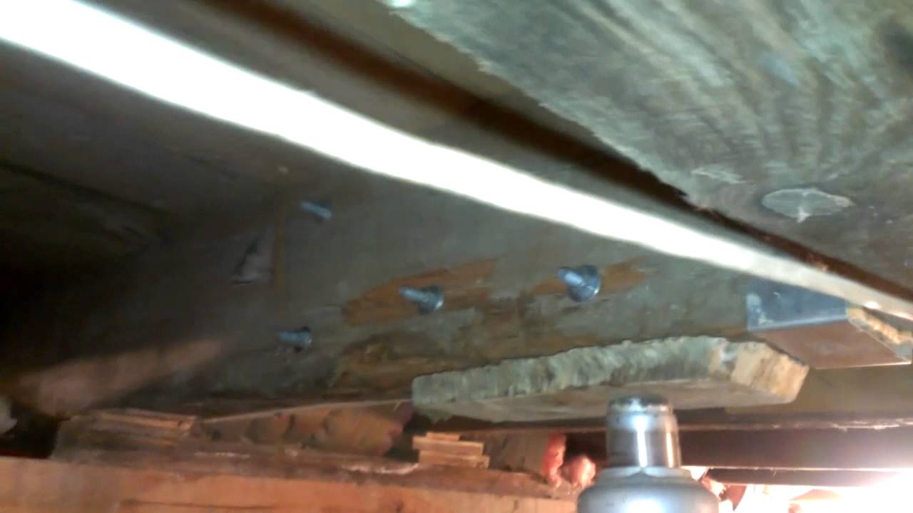 Raising Floor In 155 Yr Old House Part 1 Split Joists Youtube