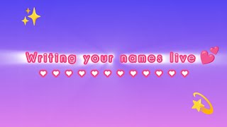 Writing your name live🔥😍😘 #live #calligraphy #namewriting #viral #livefeed #love #hyped #shortsfeed screenshot 2