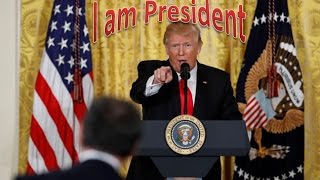 President Trumps press conference at the White House