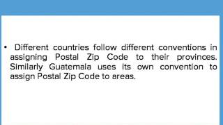 About Guatemala Postal Zip Code Finder
