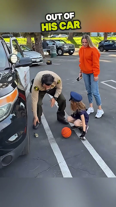 A Young Police Man shows love to Kids #kindness #respect