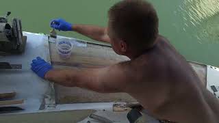 Starboard Deck Core Replacement Around Cockpit. Episode 92