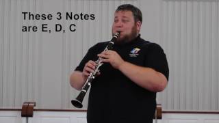 ETTH - Clarinet - These 3 Notes are E, D, C