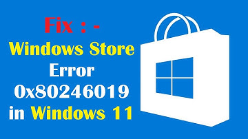 Fix: Windows Store Error 0x80246019 in Windows 11
