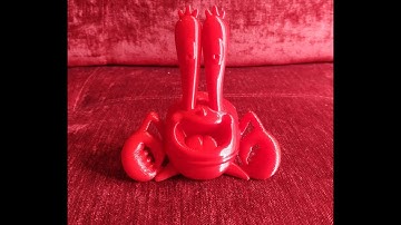 TimeLapse: Baby Mrs. Kraby - SpongeBob SquarePants - 3D Printing