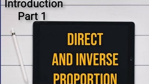 ✍️Class 8th - Introduction to Direct and Inverse proportion ✍️