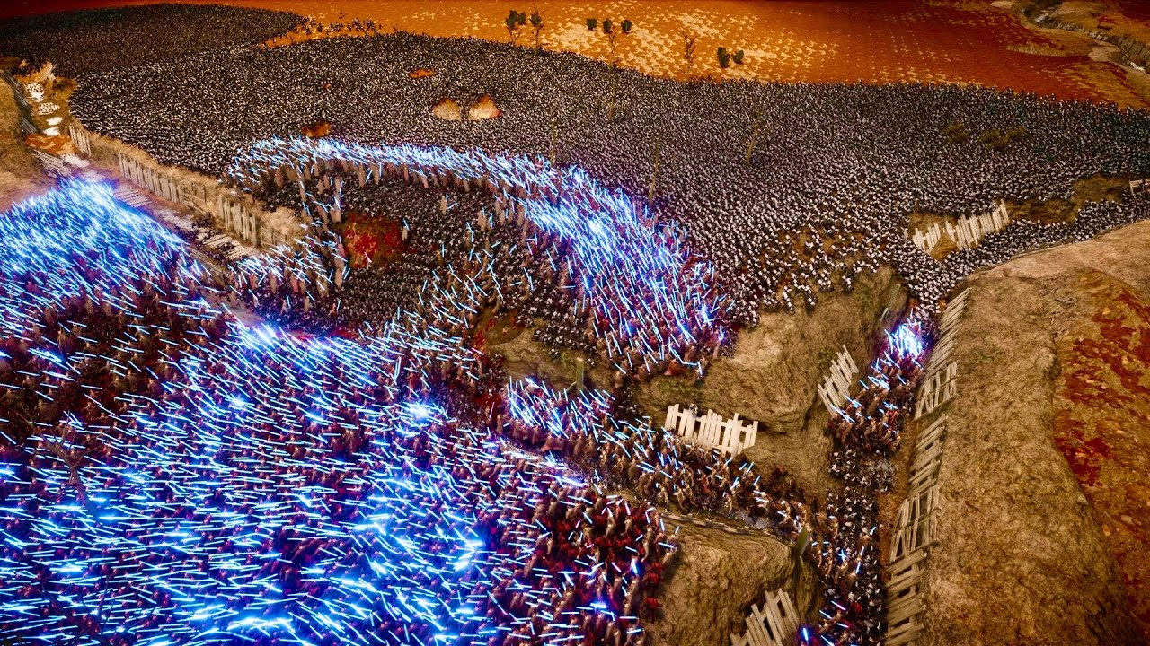 42,000 STAR WARS & NINJAS vs 2,000,000 BIGBOSS GOBLINS | UEBS MOD | UEBS2 | STAR WAR MOD