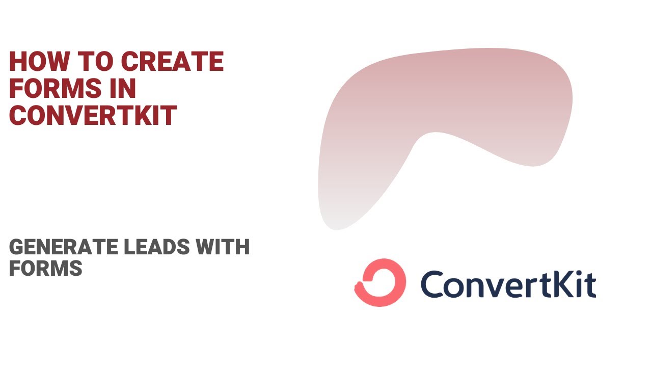 How to Create Forms On ConvertKit - YouTube