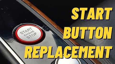 Audi C7 Start Button Replacement