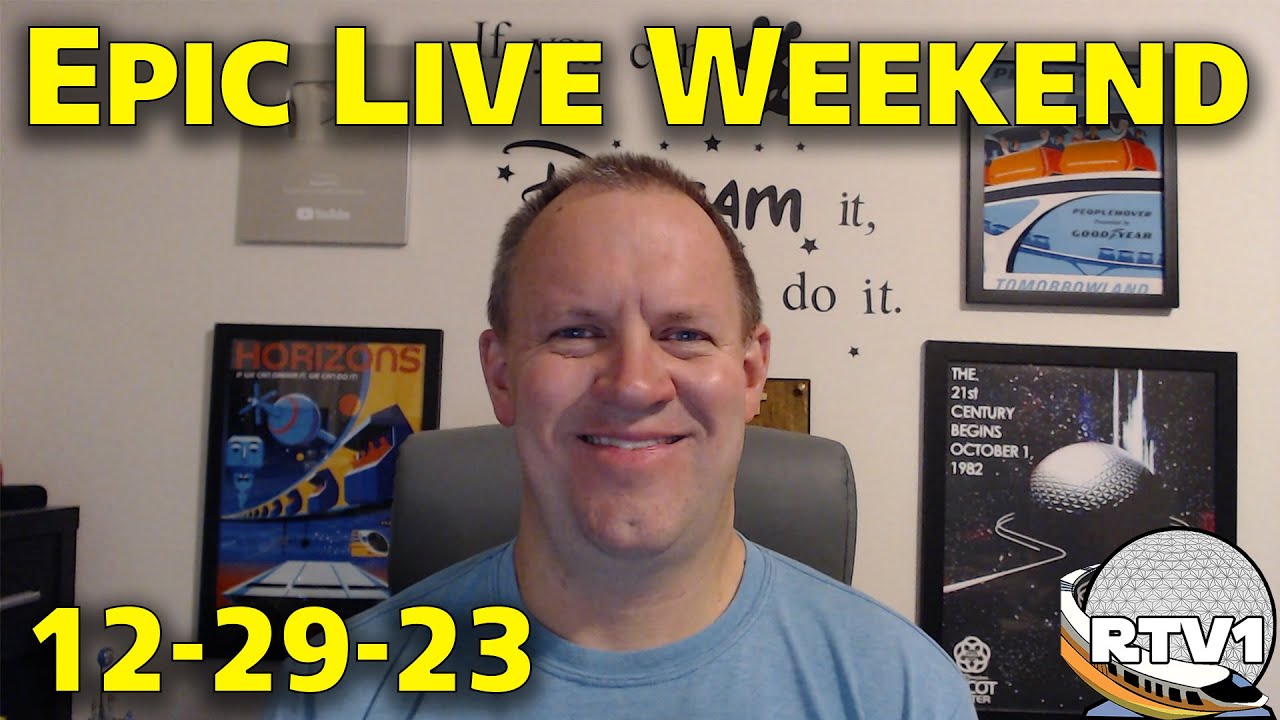 New Year's Weekend Live Stream Announcements - 12-29-23 - Walt Disney World