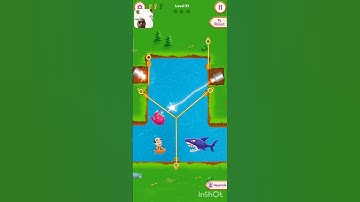 save daddy double shark attack funny gameplay | android, ios mobile | #shorts_game #savedaddy