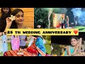 मावशी आणि काकांची 25th wedding anniversary ❤️#vlog #weddinganniversary #anniversary