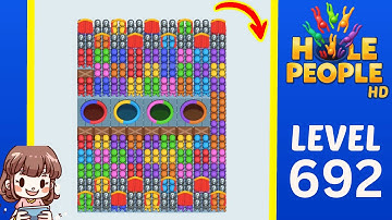 Hole People Level 692 Solution Walkthrough