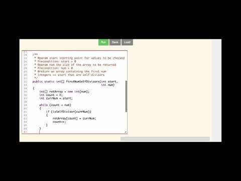 AP CS A FRQ selfDivisorB solution
