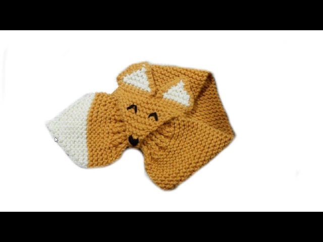 Foulard Boutonné Orange Tricoté Main Au Crochet - Chauffe-cou Doux Et Stylé