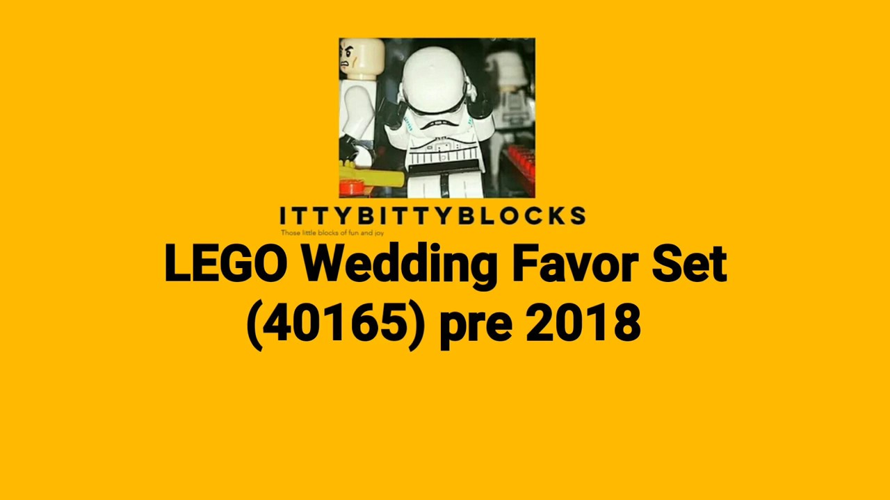 LEGO Wedding Favor 40165 (pre 2018) Stopmotion Build.