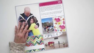 Project Life Week 05 Layout 2 Using Gossamer Blue February Kits!