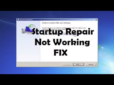 FIX Windows Startup Repair Cannot Repair This Computer Automatically