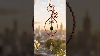 DIY Copper Window Charm ✨ This Sun Catcher Looks Store-Bought!