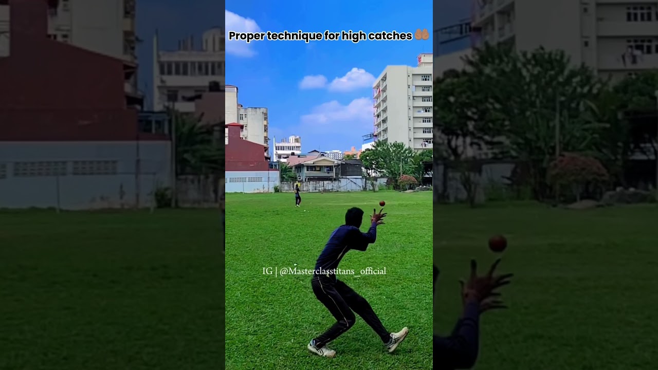 High catch Technic in slow motion 🤲🏻 |  How to take high catches | 