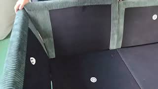 How to Install the Corner Backrest Bracket | HONBAY Modular Sofa Assembly Guide