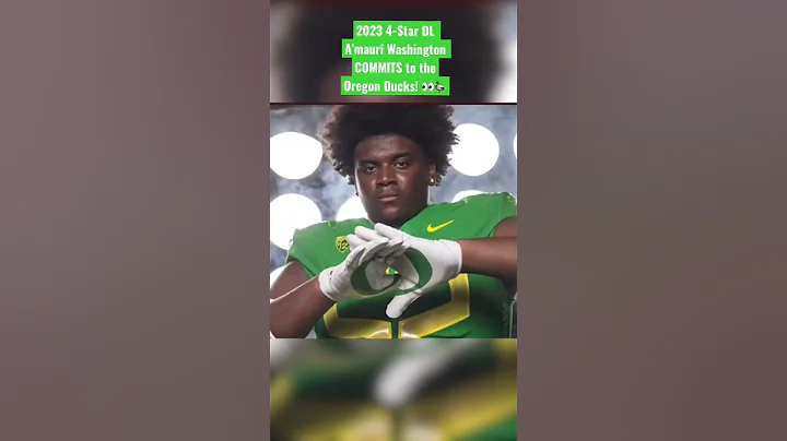 2023 4 DL Amauri Washington COMMITS to the Oregon ...