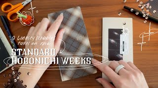 lindsey's take on the stanadard size hobonichi weeks setup | 2026