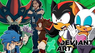 SHADOW WICK! - Shadow & Rouge vs Deviantart [Sonic Movie 3 Fan Art]