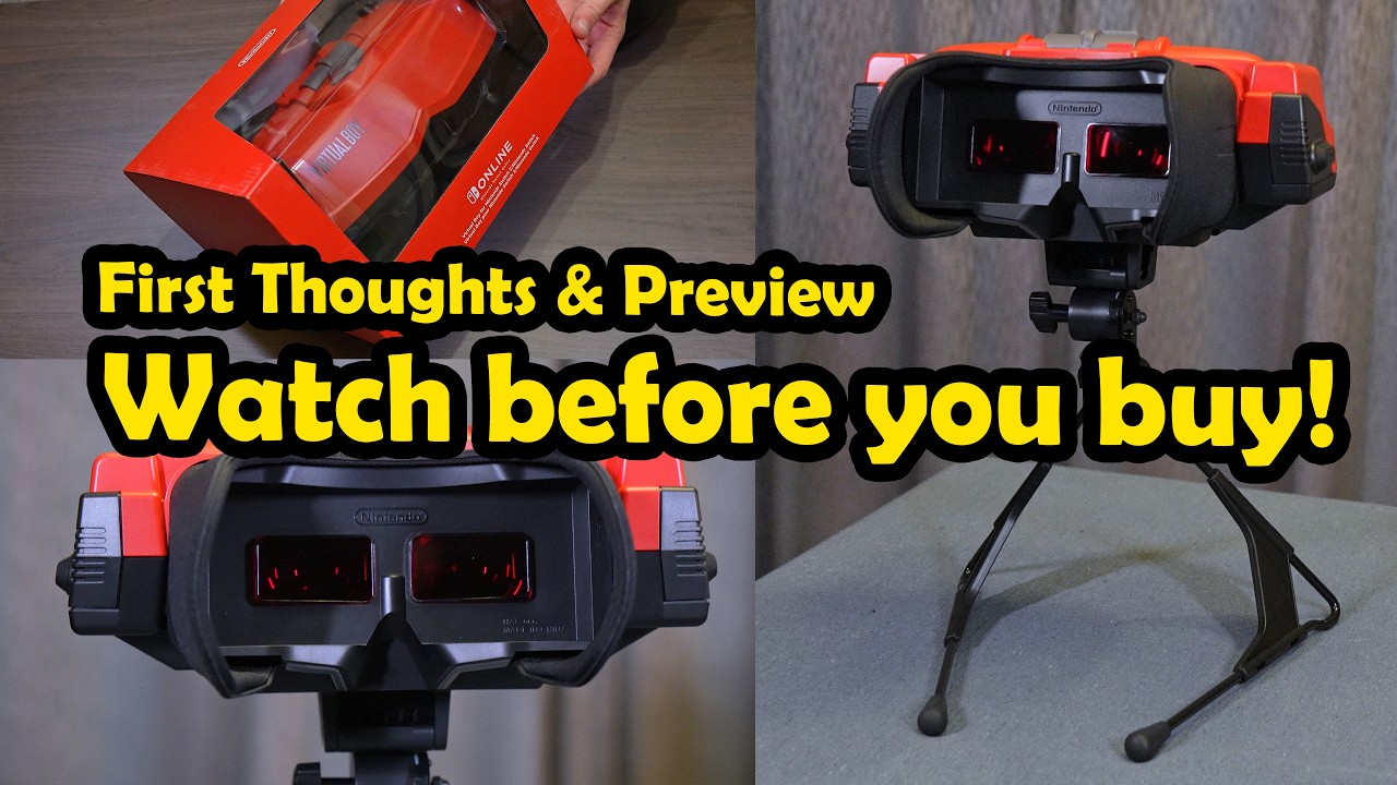 Virtual Boy - First Thoughts & Preview - Nintendo Classics - Unboxing