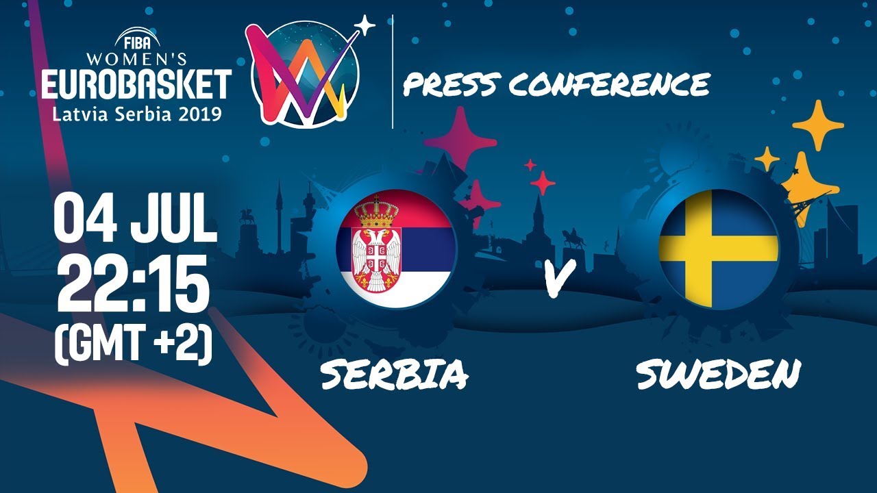 Serbia v Sweden - Press Conference - FIBA Women's EuroBasket