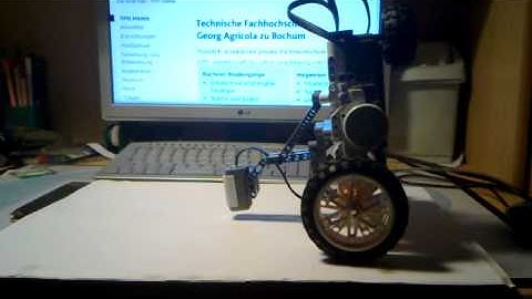 Self Balancing LEGO NXT Using a Light Sensor