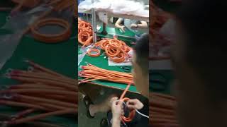 Finished Long Terminal Wire Harness | Custom Cable Assembly Production | YOUWEI Tech