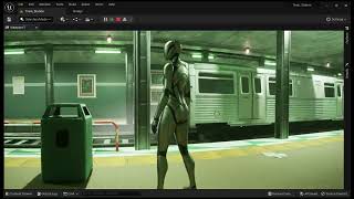 Train Station . Unreal Engine 5